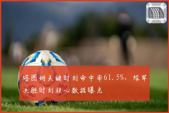 塔图姆关键时刻命中率61.5%,绿军决胜时刻核心数据曝光