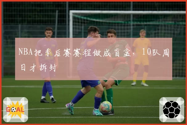 NBA把季后赛赛程做成盲盒，10队周日才拆封